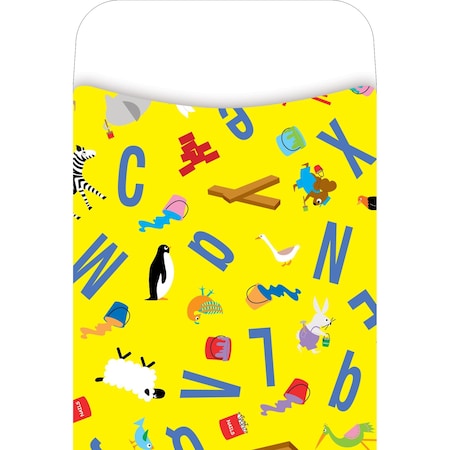 Barker Creek ABC Animals Library Pockets, 30/Pack 1222